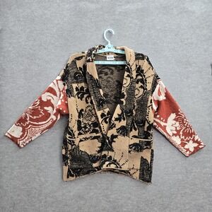 Anthropologie Women‎ Cardigan XS Tan Lola Cocoon Cashmere Wool